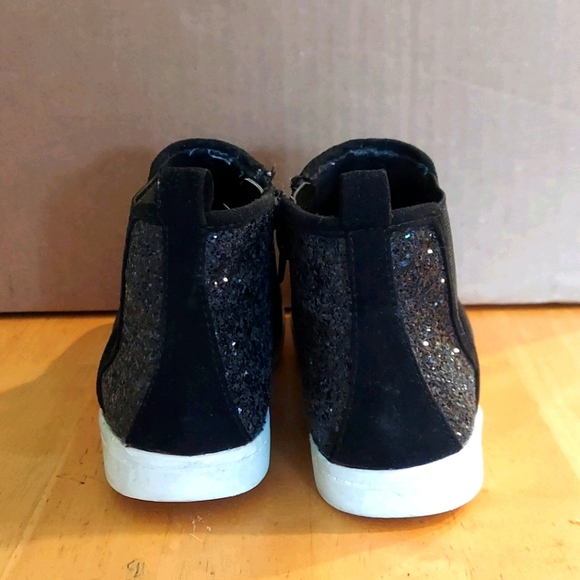 Report Sonny High Top Black Glitter Sneakers, 13 - Picture 3 of 5